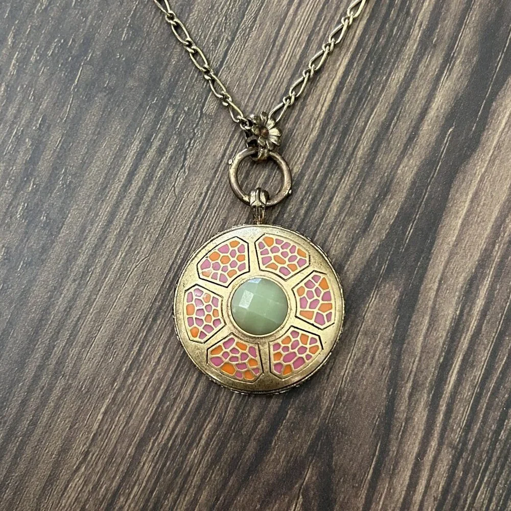 Large Medallion Pendant Necklace ASO Alex Russo